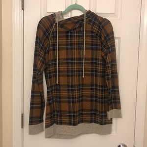 Plaid Double Hoodie